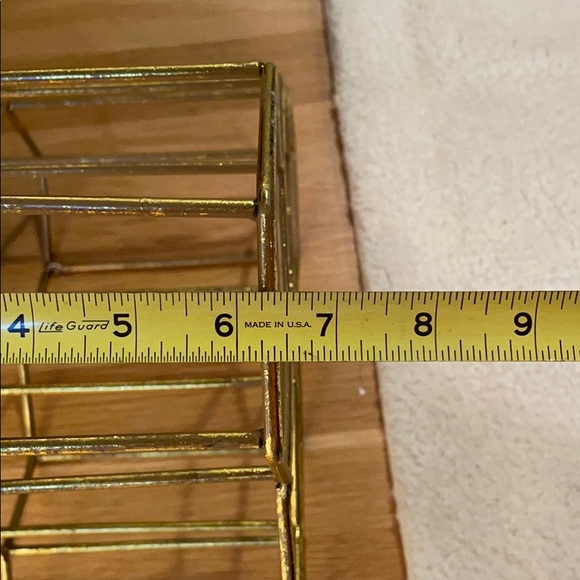 Mid century modern decor wine/storage rack - Picture 2 of 4